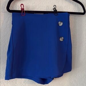 Love Tree Juniors Royal Blue Skort